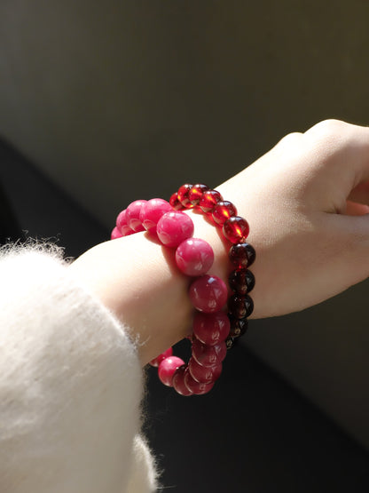 HIGH GRADE OLD MINE GARNET BRACELET