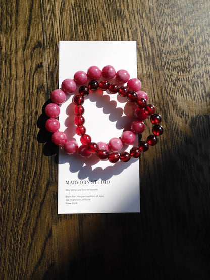 HIGH GRADE OLD MINE GARNET BRACELET