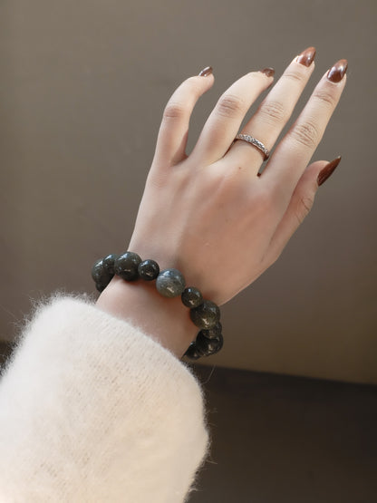 TIBETAN GREEN PHANTOM QUARTZ BRACELET