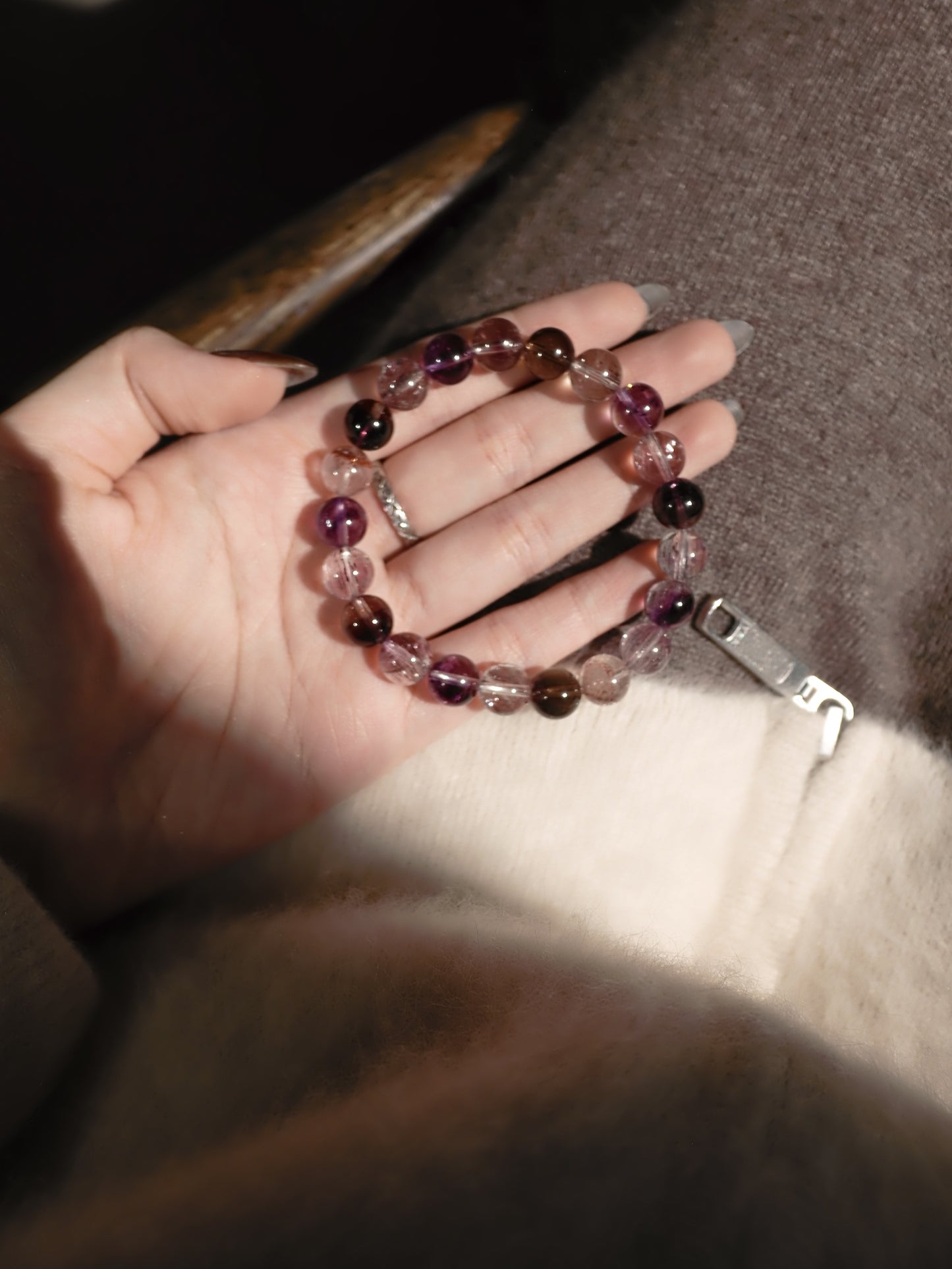 HIGH-GRADE SUPER SEVEN QUARTZ BRACELET