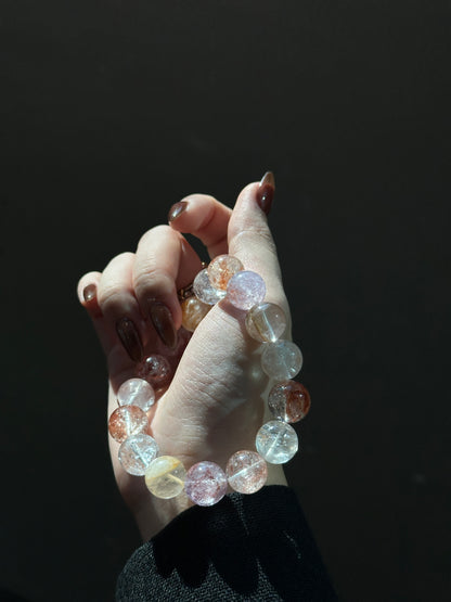 HEMATOID HERKIMER DIAMOND BRACELET