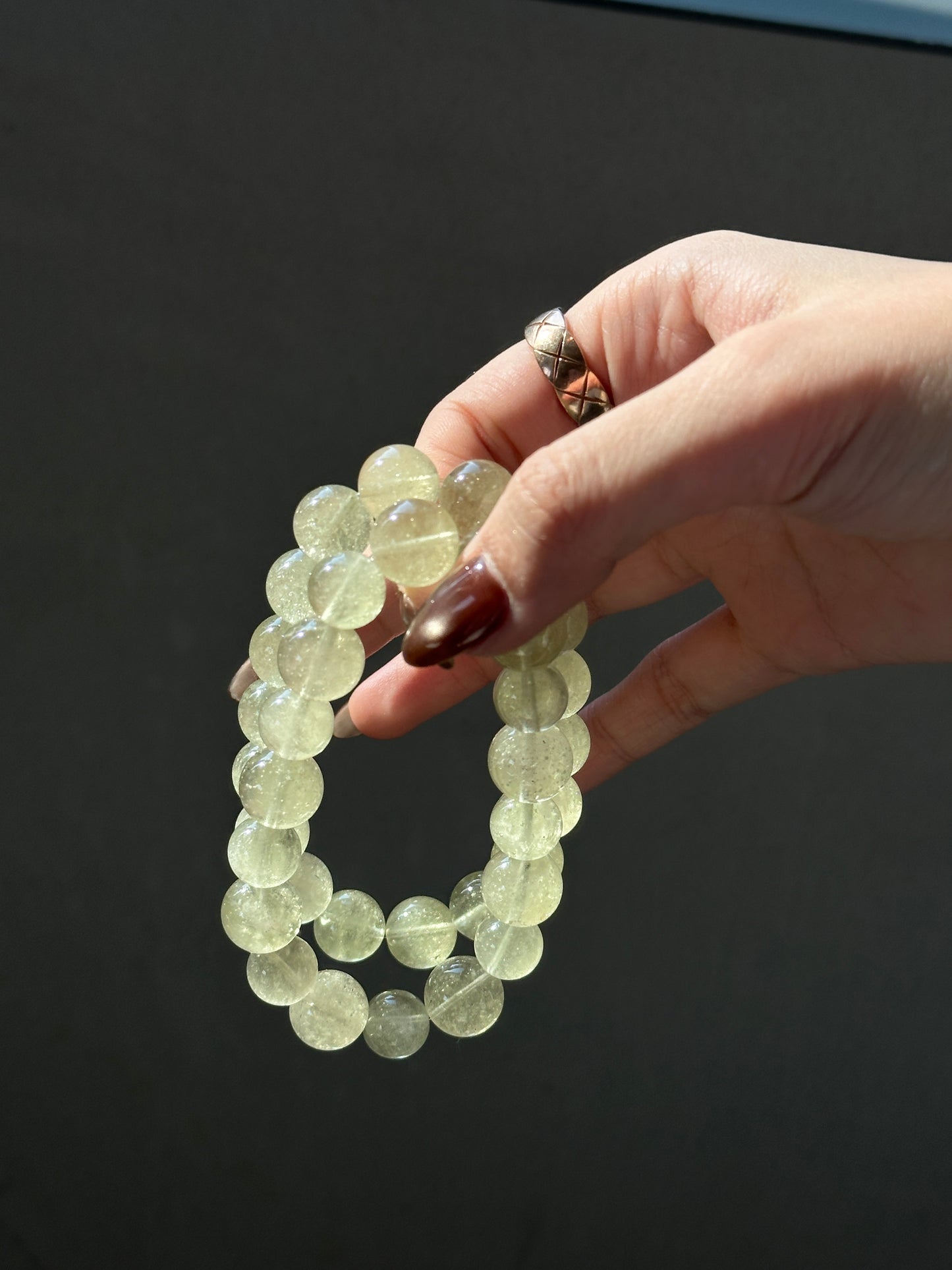 LIBYAN DESERT GLASS BRACELET
