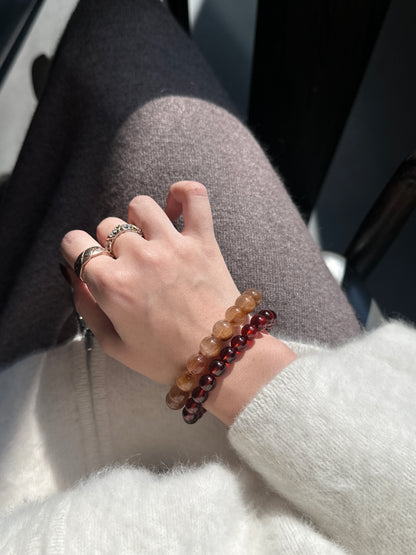 HIGH GRADE OLD MINE GARNET BRACELET