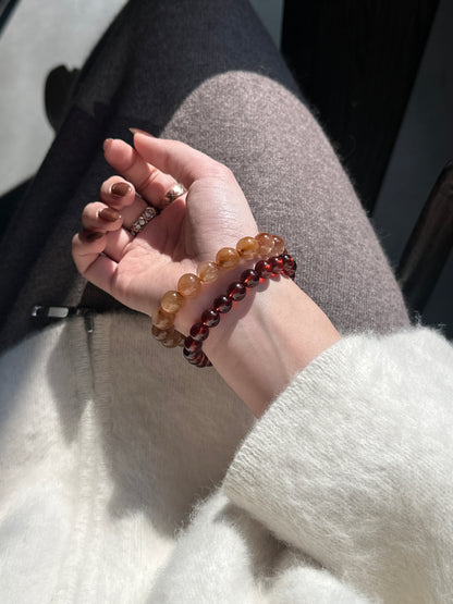 HIGH GRADE OLD MINE GARNET BRACELET
