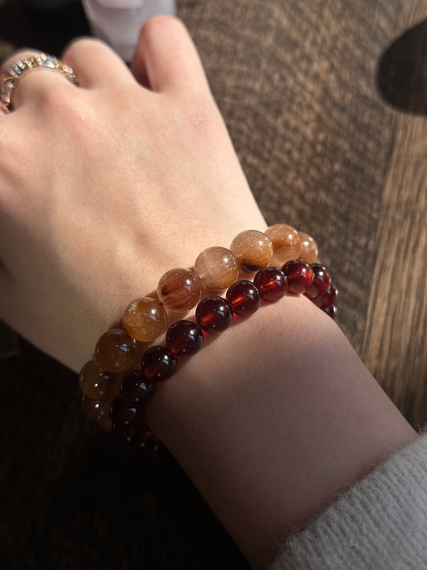 HIGH GRADE OLD MINE GARNET BRACELET