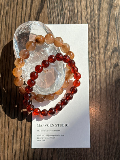 HIGH GRADE OLD MINE GARNET BRACELET