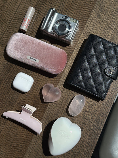 ROSE QUARTZ PALM STONE